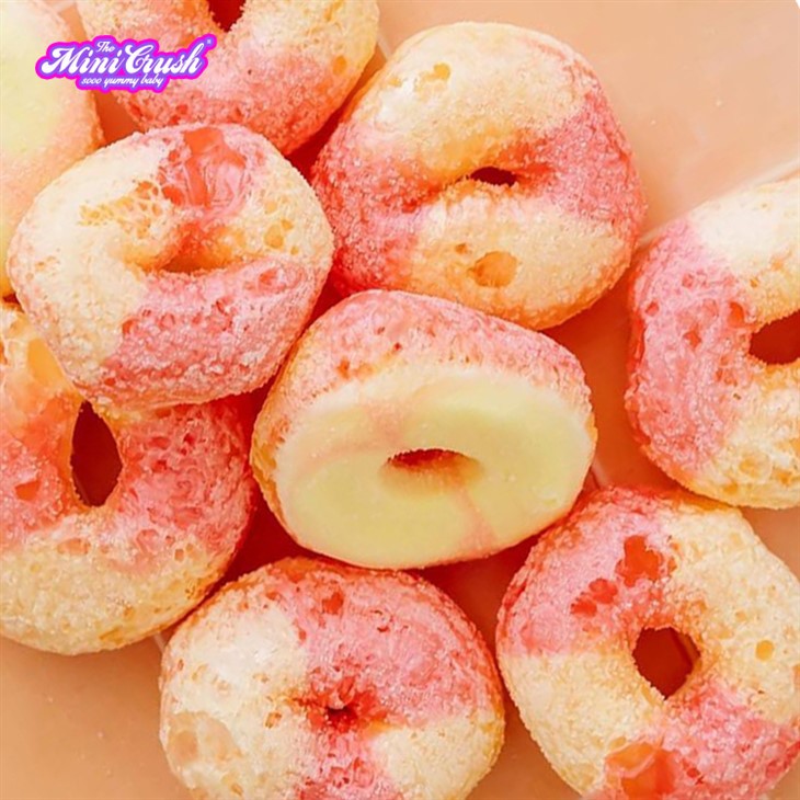 Freeze Dried Crunchy Peach Rings factory