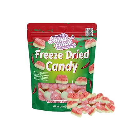 Krydret vandmelon smag frysetørret slik